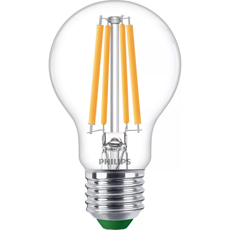 E27 A60 LED Lampen 5,2 W = 75 W, 1095 lm, 2700 K, warmes Filament PHILIPS, ultraeffizient
