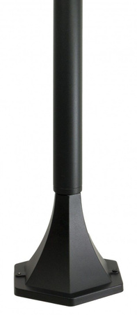 Außengartenlampe LATERNE E27 CADIZ K 5002/2/Z 116cm schwarz Su-Ma