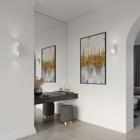 LED PENNE G9Wandleuchte oben unten 20cm Weiß SOLLUX