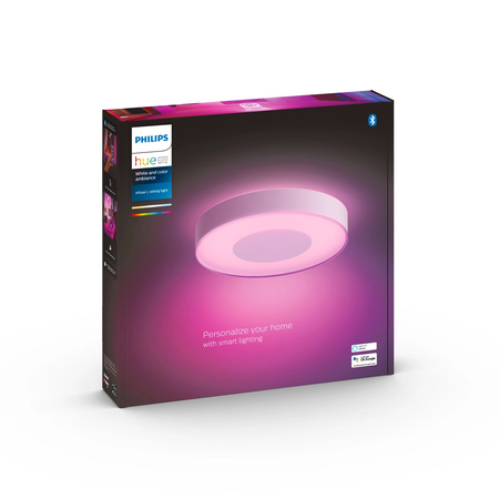 LED-Deckenleuchte INFUSE L Weiß 52.5W CCT RGB PHILIPS HUE Bluetooth Zigbee