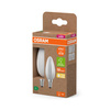 2x LED-Lampe B35 Kerze E14 2.2W = 40W 470lm 2700K Warm 330° 214lm/W CLASSIC ENERGY EFFICIENCY Osram