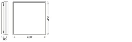 Aufbau LED Deckenleuchten ORBIS MAGNET 42W 4200lm CCT 45cm SMART+ WiFi LEDVANCE weiß