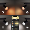 Philips HUE Weiß und Farbe Ambiance Fugato Lampe 2x4.2W Bluetooth Zigbee