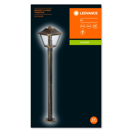 Gartenlampe Außenpfosten E27 100cm Endura Classic Tradition LEDVANCE