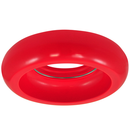 Helios GOLDLUX (Polux) Deckeneinbauleuchte aus Gips rund rot glänzend MR16