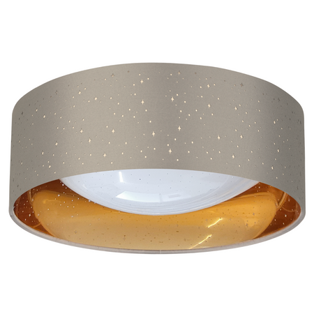 Plafond LED-Deckenleuchte 18W 1850lm 4000K Neutral 120° Weiß Gold Grau Toulouse Sanico Goldlux