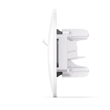 Einzelne RJ45 Unterputz-Computersteckdose weiß BINERA VIDEX