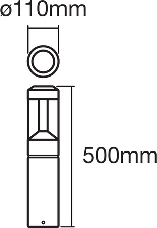 LED 12W LEDVANCE modern 50cm LEDVANCE Garten-Pendelleuchte Endura Style modern 50cm LEDVANCE