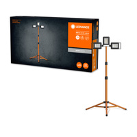 LED Fluter 40 W 3600 lm 4000 K IP54 auf LEDVANCE WORKLIGHT TRIPOD-Ständer