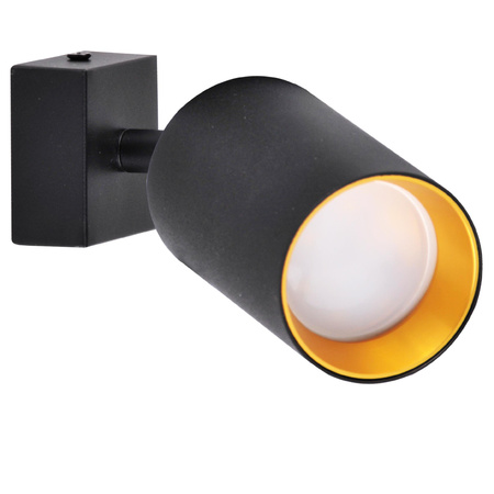Wandleuchte Reflektor Wand- und Deckenleuchte LED 1 xGU10 MARIBEL Schwarz GOLDLUX (Polux)