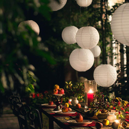 ORIGAMI LED-LATERNE 20 cm hängende Solar-Gartenlampe