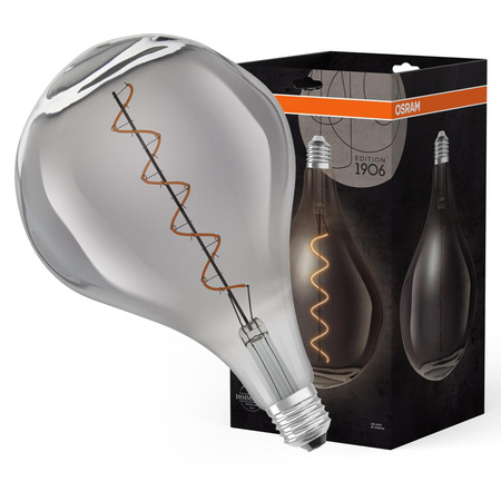 Dekorative Leuchtmittel E27 ET165 4,5W = 15W 150lm 1700K Warm 320° Filament dimmbar OSRAM Vintage 1906