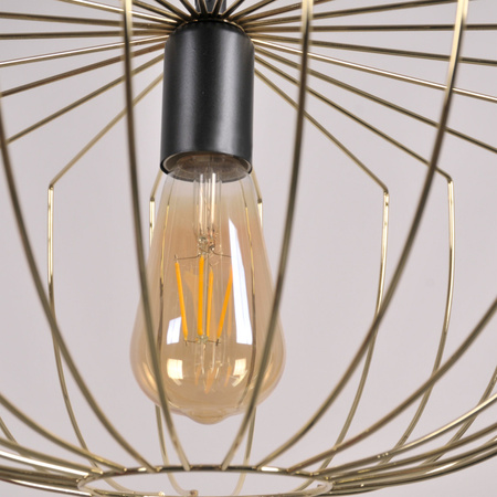 Sanico Goldlux E27 Gold Jasmina Hängende Deckenleuchte