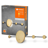 LED-Kleiderbügel-Wandleuchte 6W 80lm 3000K Warm Schwarz Dekor Ledvance