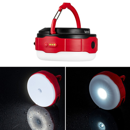 Wiederaufladbare Camping-Taschenlampe 500lm 3000K-6500K Solar USB-C Powerbank VA0100 VAYOX