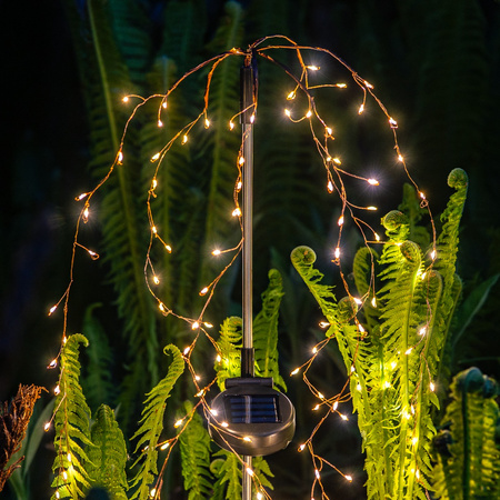 ADONIS 3000K LED Solar Garten Lampe Angetrieben Dekorativer Baum LUMILED