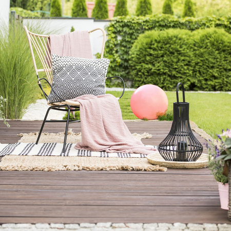 LED-Gartenkugel-Solarlampe mit Nieten weiß RGB 30cm 3000K terrestrisch + Fernbedienung