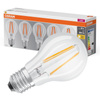 5x LED Lampen E27 A60 7W = 60W 806lm 2700K Wärme 300° Filament OSRAM