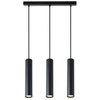 KEON Ceiling Pendelleuchte 3xGU10 Verstellbare Röhre Schwarz MASTERLED