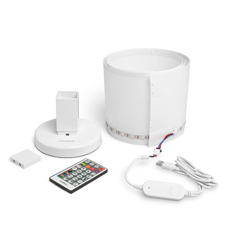 LED Stehleuchte 10W 250lm 4000K Neutralweiß Dimmbar Videx