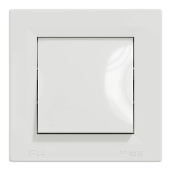 Einpoliger Treppenschalterschalter mit Rahmen Unterputz IP44 SCHNEIDER ASFORA