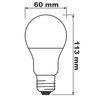 3x LED Lampe E27 A60 13W = 100W 1521lm 4000K Neutral 200° BELLALUX