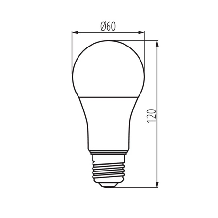LED Lampen IQ-LED E27 A60 11W 1521lm 4000K Neutral KANLUX
