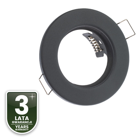 ARDALI runde, fest eingebaute Halogenleuchte Graphitblech MR16 GU10 LUMILED