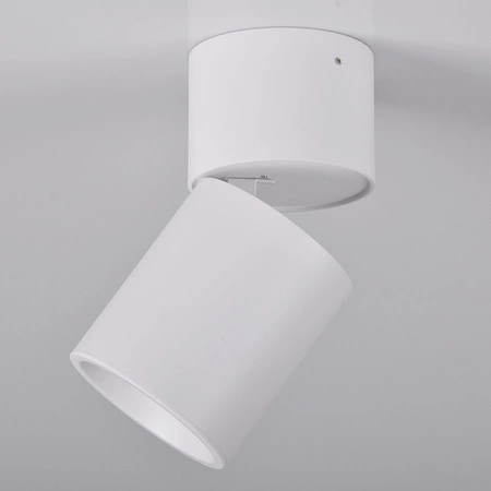 Aufbauleuchte Halogen SPOT TUBA rund beweglich GU10Weiß NIXA GOLDLUX (Polux)