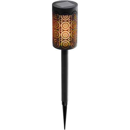 Solar-Gartenlampe LED-Fahrtaschenlampe 39cm IP44 Dämmerungssensor