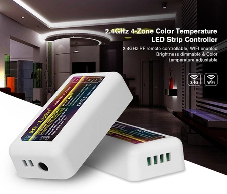 Controller für CCT 12/24V 10A Mi-Light Wi-Fi LED-Streifen – FUT035