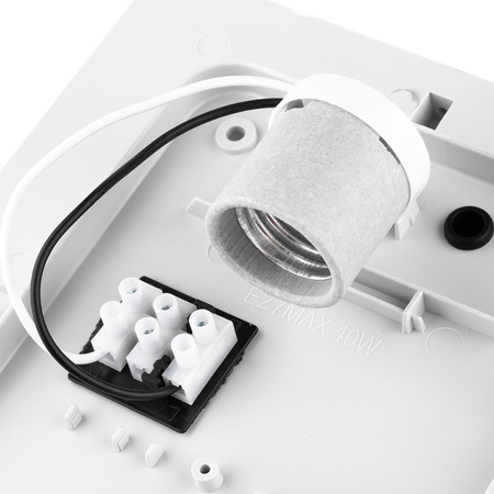 Wandleuchte Außen E27, Garten-Wandleuchte 25cm LECOS LUMILED