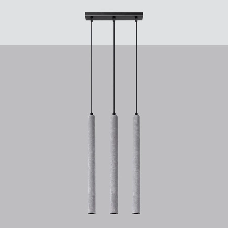 PASTELO 3L 3xG9 Betondecke Pendelleuchte Modern SOLLUX