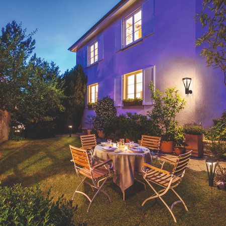 Wandleuchte Solarwand-Fassadenleuchte 6W 550lm 3000K Bewegungssensor Endura STYLE SOL WALL LEDVANCE