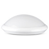 Plafond LED-Deckenleuchte E27 IP44 Rund mit Mikrowellensensor Schwarz VT-8002 C V-TAC