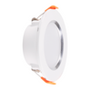 Deckeneinbauleuchte ZOE LED 4.8W 4000K Rundes Netz weiß + silberweißer Ring