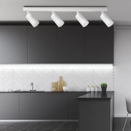 Wand- und Deckenstrahler 4x GU10 Weiß LONDON Sanico Goldlux