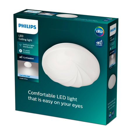 LED-Deckenleuchte Oberfläche 17W 4000K Weiß PHILIPS SHORE CL202 EC RD 40KW HV 06