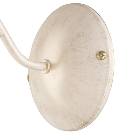 Wandleuchte ADELLE E27 Weiß Klassisch KM-1.6 Lamkur