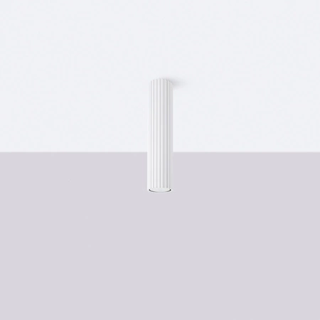 Deckenleuchte Aufbauleuchte Tuba Spot GU10 Weiß Carbon Deep Space SL.1532 Sollux