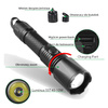 Taktische Taschenlampe wiederaufladbar T6 LED 900lm drehbar ZOOM 5 Modi IPX3 LB0109 LIBOX