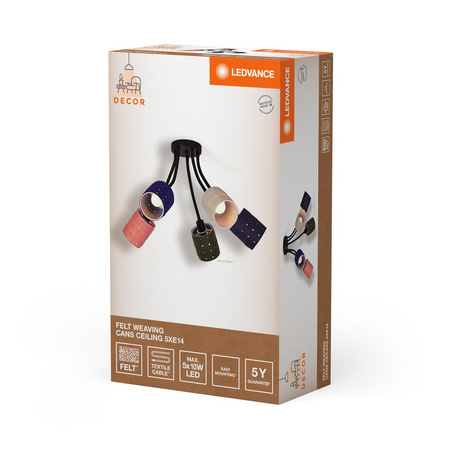 Dekorative Spot-Deckenlampe E14 Multicolour Dekor Ledvance