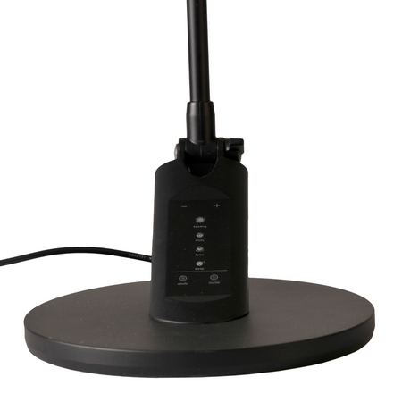 LED Tischlampe 7W 400lm CCT 120° Schwarz Dimmbar Optimum Sanico Goldlux