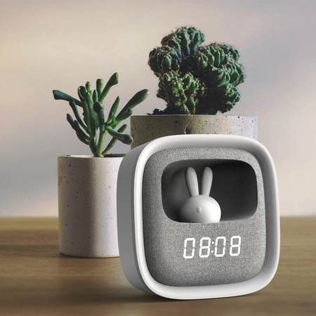 LED Dekorative Lampe 1.2W 55lm 3000K Warmweiß Grau Dimmbar Hase Sanico Goldlux