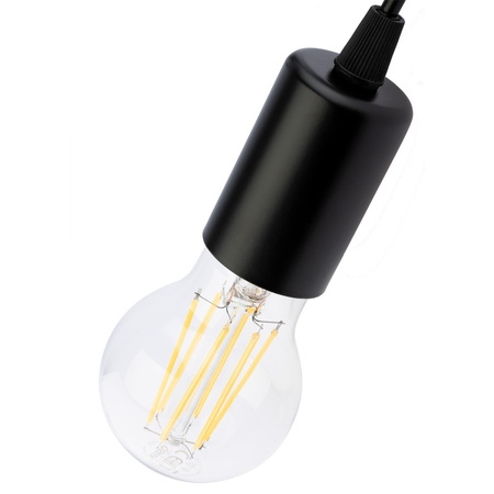 Pendelleuchte mit 8x E27-Sockeln einstellbare, Hängelampe Schwarz mit 8-fach Pendel Spinne Arane LUMILED