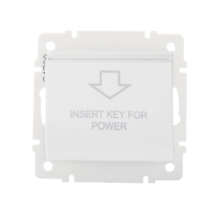 Hotelschalter NO Verzögerungsschalter 16A Quadratisch Weiß LOGI Kanlux
