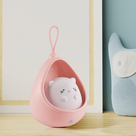 Dekorative LED Wiederaufladbare Lampe 0.5W 3000K Warm Pink Kitty Sanico Goldlux