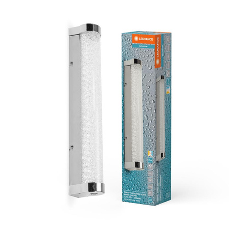 Badezimmerlampe LED Wandlampe über Spiegel Dimmbar 9W 900lm CCT Chrom IP44 40cm Obris Ledvance