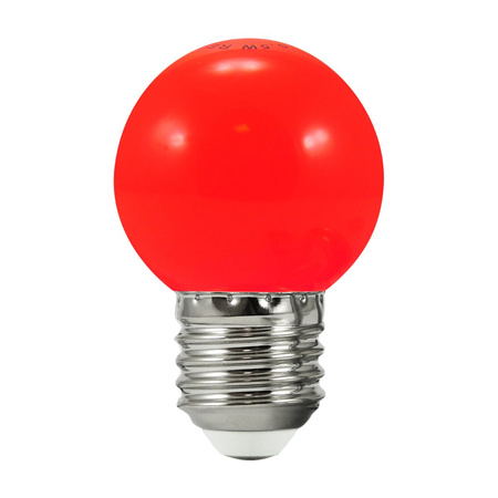 2x G45 ROTE Glühbirne für Partygirlande 36V GOLDLUX (Polux)