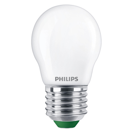 LED-Lampe E27 Ball P45 2.3W = 40W 485lm 210lm/W 2700K Warm 300° CLASS A UltraEfficient Philips